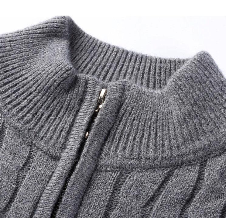 Maglione con cerniera