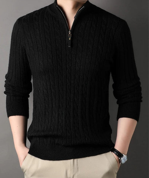Maglione con cerniera