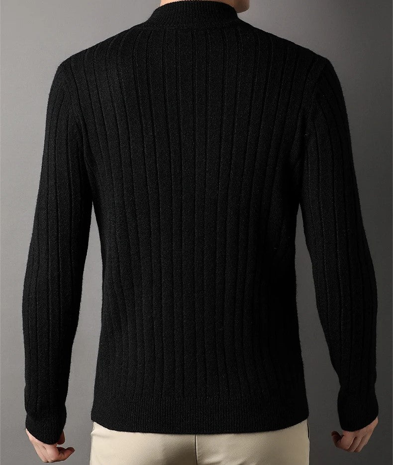 Maglione con cerniera
