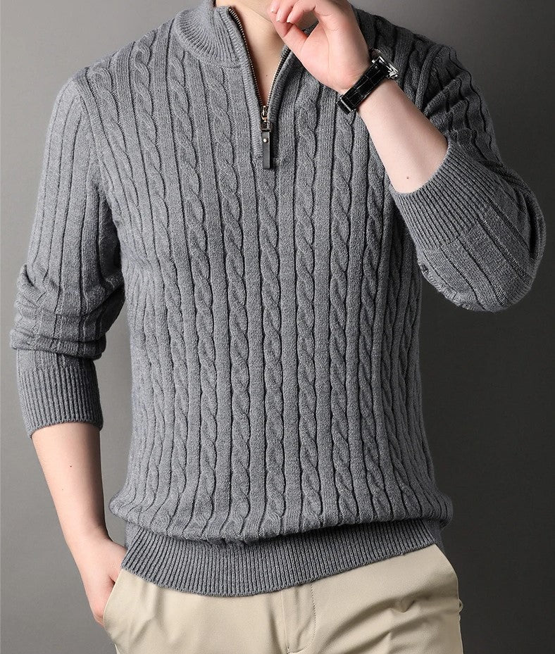 Maglione con cerniera