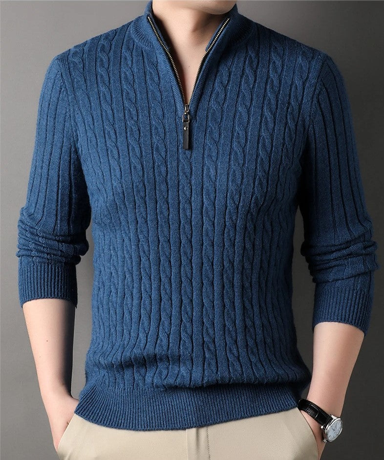 Maglione con cerniera